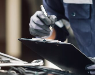 Mechanic near me inspecting a vehicle